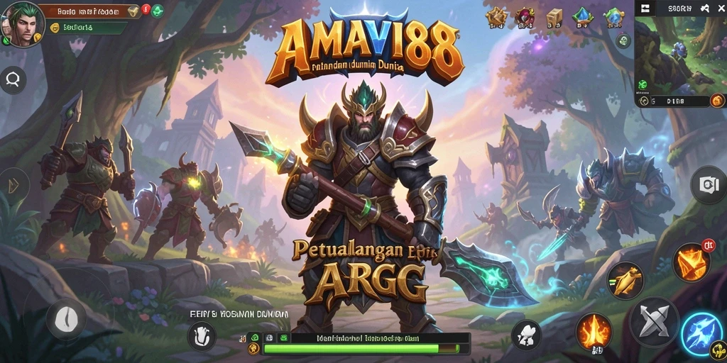 Tampilan gameplay ARPG yang mendebarkan dan penuh aksi.