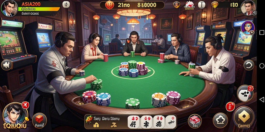 Tampilan gameplay ASIA200 yang seru dan kompetitif.