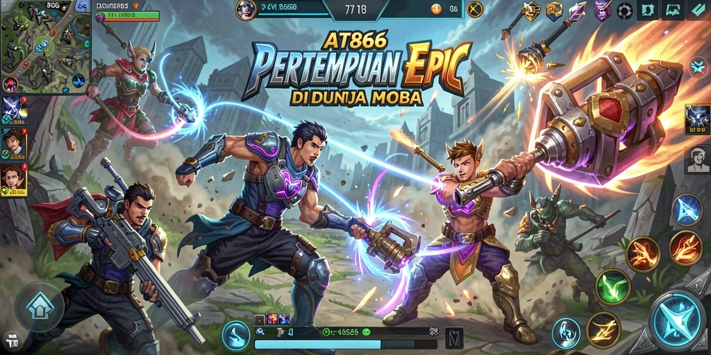 Tampilan aksi seru dalam gameplay AT866 yang mendebarkan.