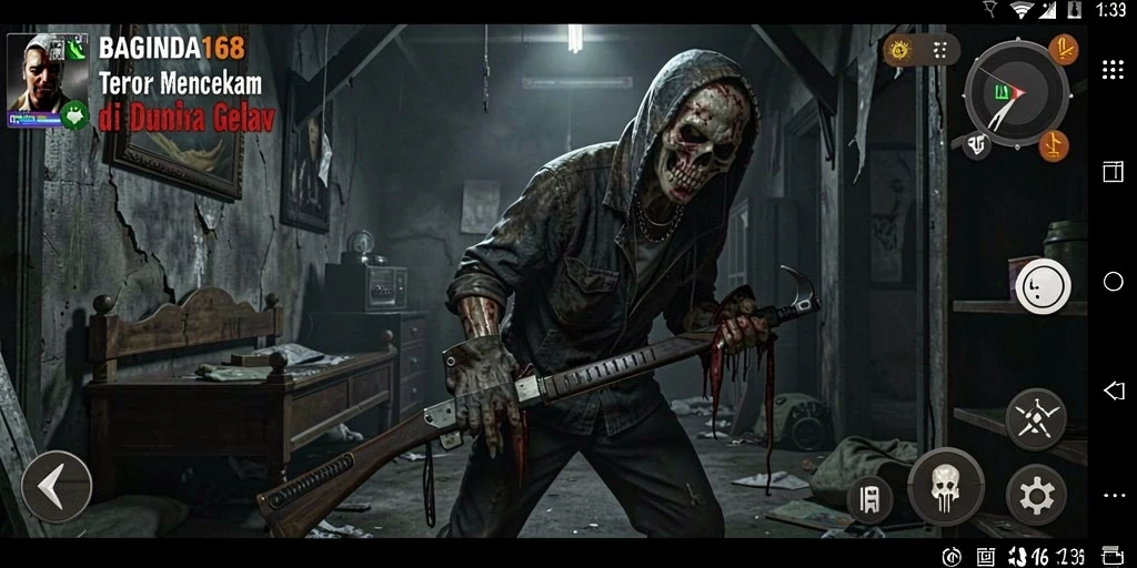 Gameplay menegangkan dalam kegelapan mencekam di BAGINDA168.