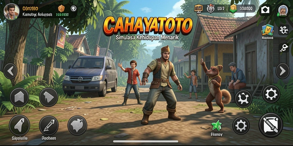Screenshot CAHAYATOTO menampilkan gameplay menarik dalam simulasi kehidupan.