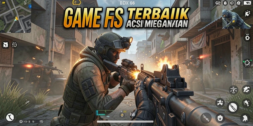 Screenshot menampilkan aksi gameplay seru dalam IDX66 dengan pertempuran intens.