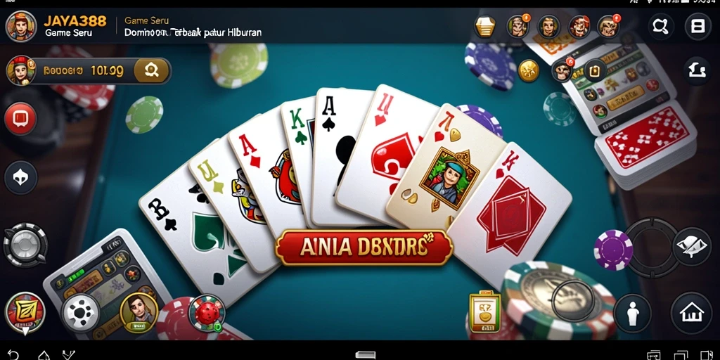 Tampilan gameplay Domino yang seru dan menarik di JAYA388.