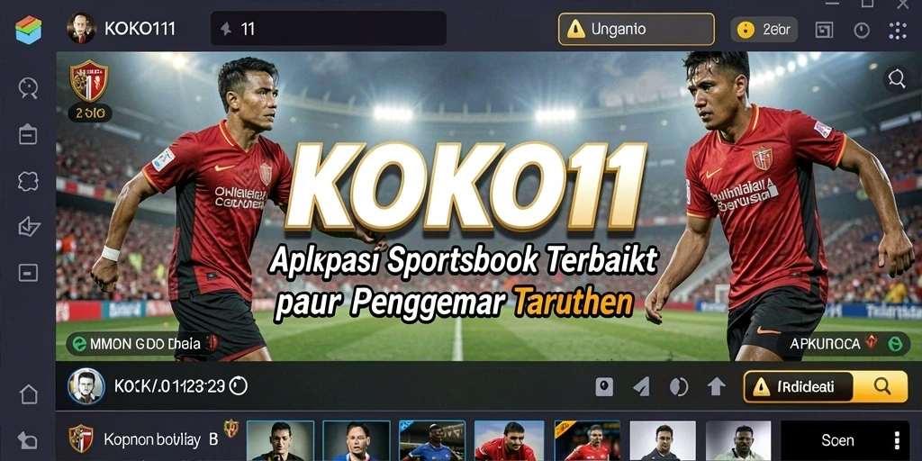 Screenshot KOKO11 menampilkan tampilan antarmuka sportsbook yang menarik.