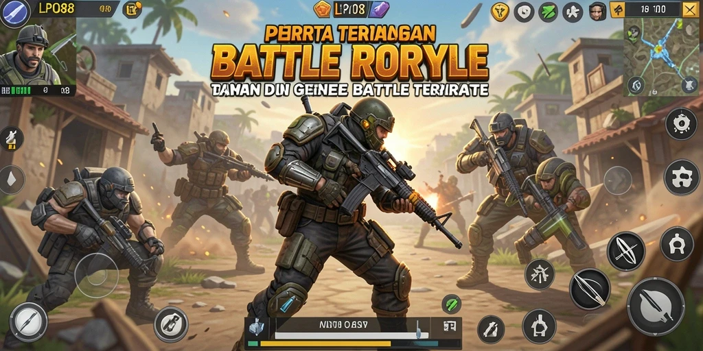Gameplay seru LPO88 dengan pertarungan Battle Royale yang menegangkan.