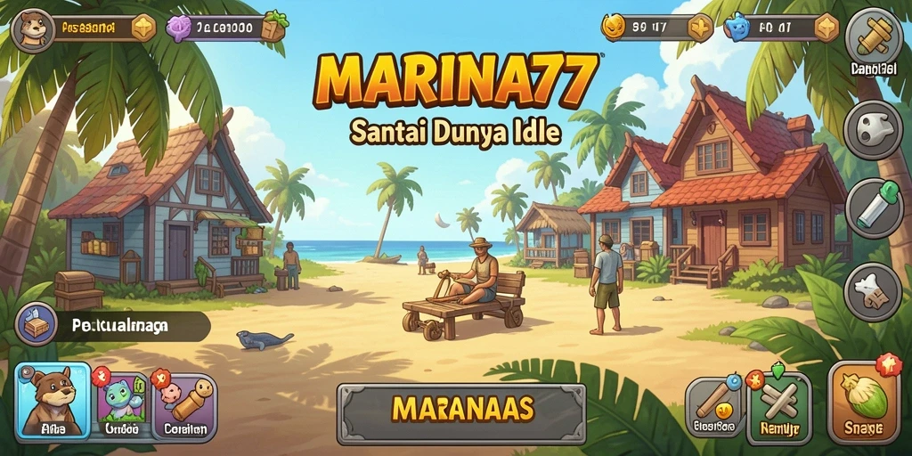 Tampilan gameplay <strong>MARINA77</strong> yang menarik dan colorful.