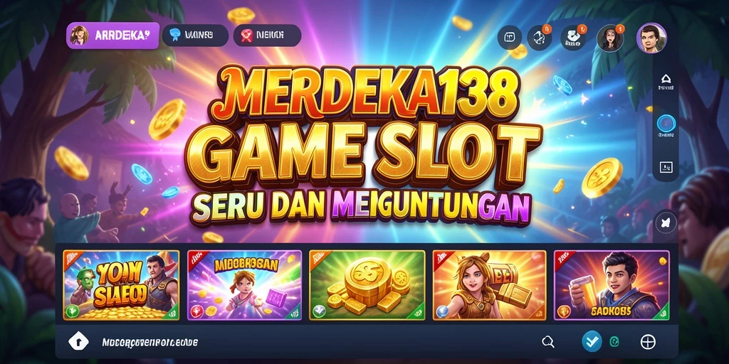 Tampilan menarik gameplay Slot MERDEKA138.
