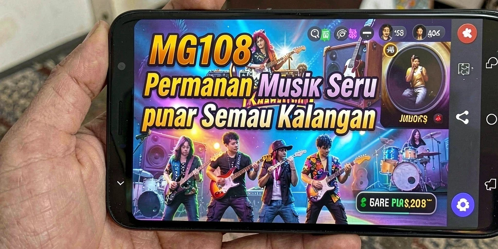 Tampilan gameplay MG108 yang menyenangkan dan interaktif.
