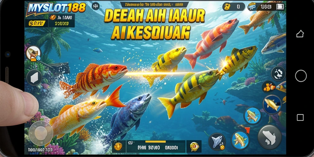 Gameplay seru MYSLOT188 dengan grafis ikan yang menawan.