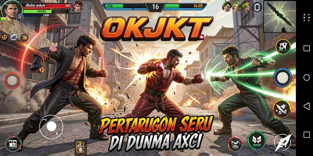 Gameplay seru dan mendebarkan dari OKJKT yang memukau.