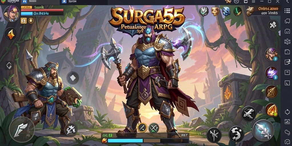 Gameplay seru dengan grafis menawan di SURGA55.