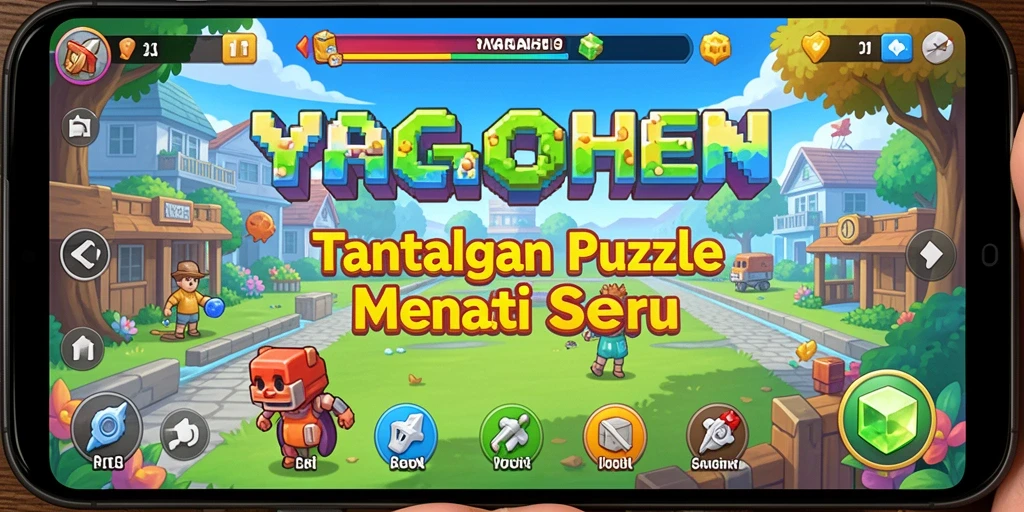 Tampilan gameplay menegangkan dari YAGAOHEN, ajak otak Anda beraksi!